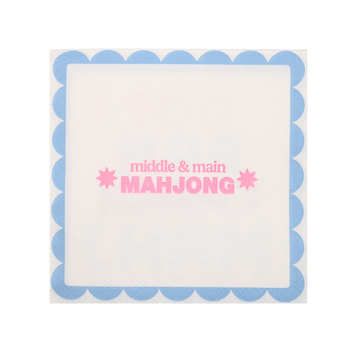 "Dot Bam Crack MAHJ" Cocktail Napkins