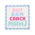 "Dot Bam Crack MAHJ" Cocktail Napkins