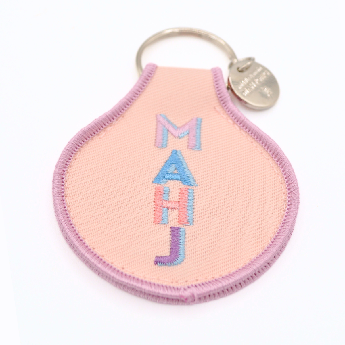 MAHJ Embroidered Keychain
