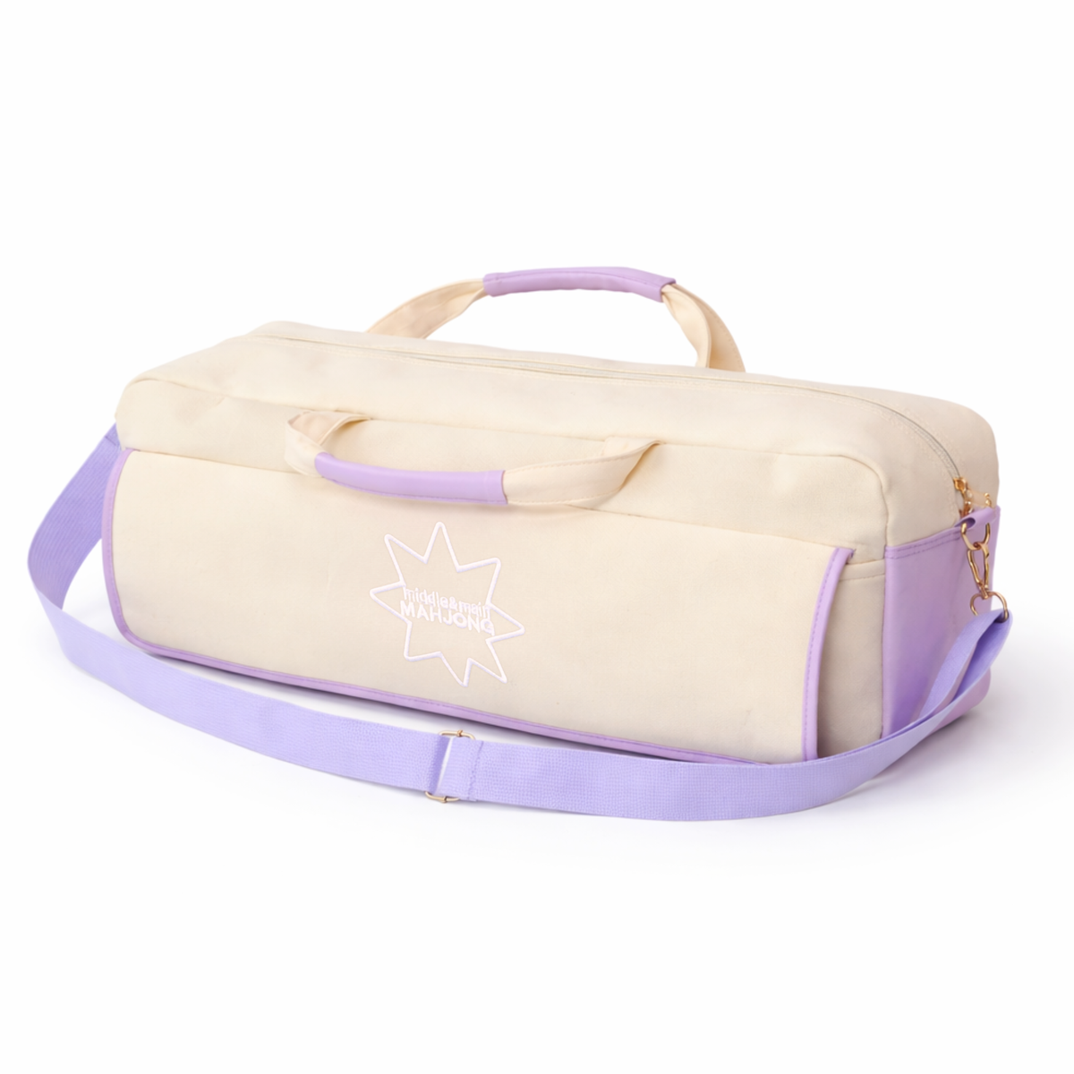 Magical Bottomless Carryall Mahjong Bag- Purple
