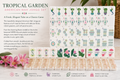 Tropical Garden American Mah Jongg Set