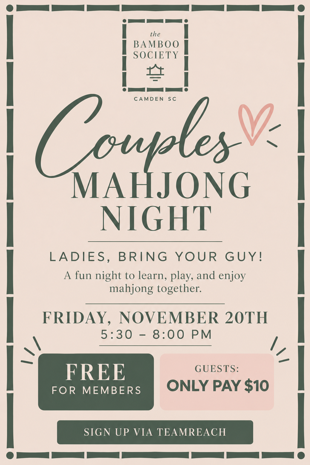 Couples Mahjong Night