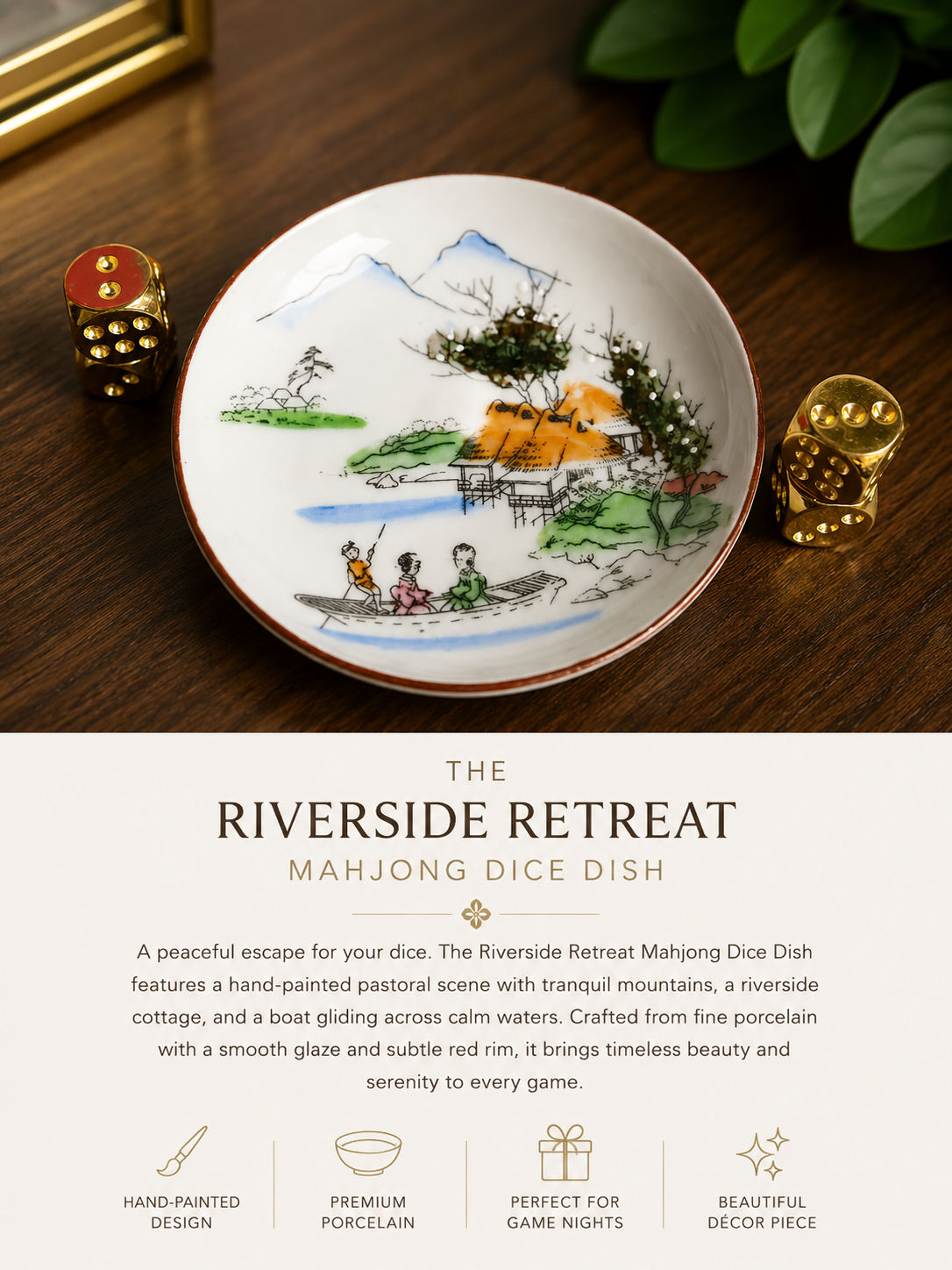 Riverside Retreat Dice Dish