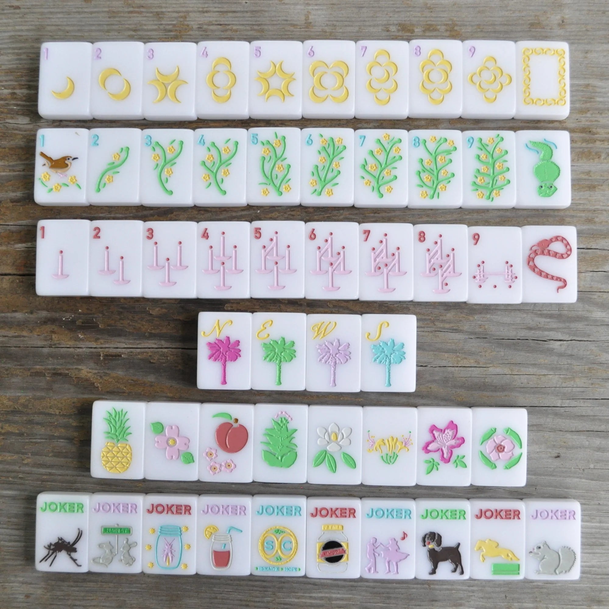 Palmetto Tiles- A South Carolina Inspired Mahjong Set