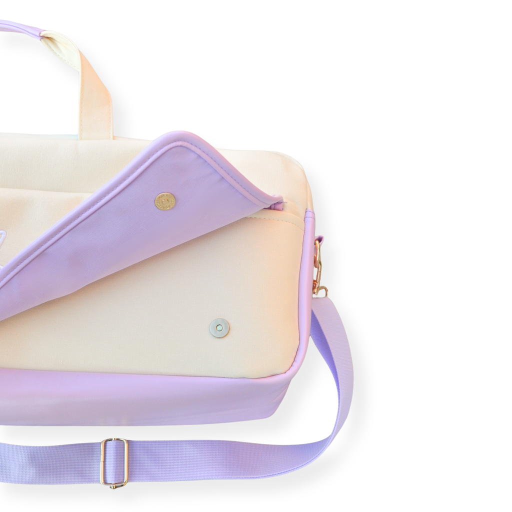 Magical Bottomless Carryall Mahjong Bag- Purple