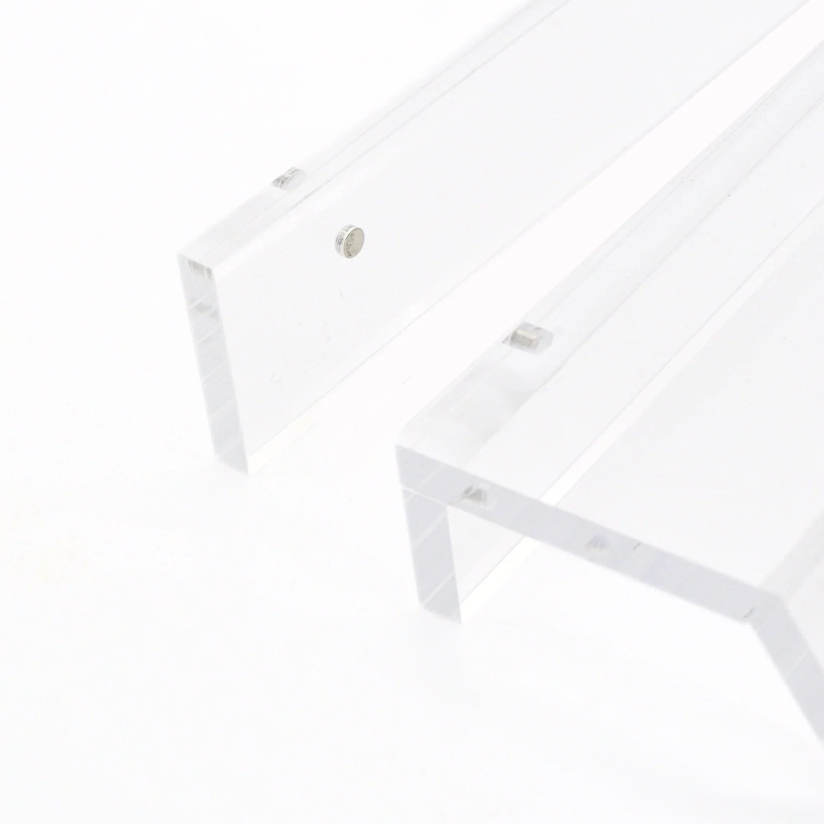 Clear Acrylic Mahjong Rack and Pusher, Set of 4